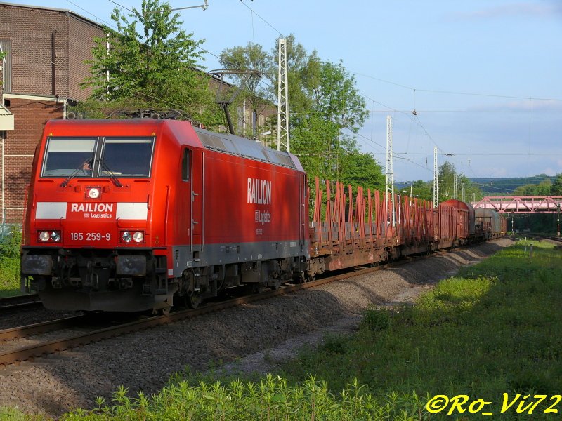 185 259-9 mit GZ. Wengern-Ost. 18.05.2008.