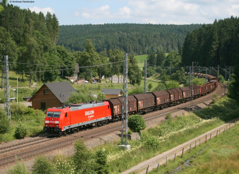 185 271-4 mit dem FZT55834 von Villingen nach Offenburg Gbf am km 69,0 9.7.08