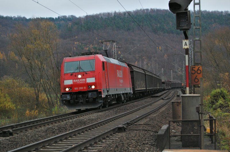 185 288 mit gem.GZ am 15.11.2008 kurz hinter Freden