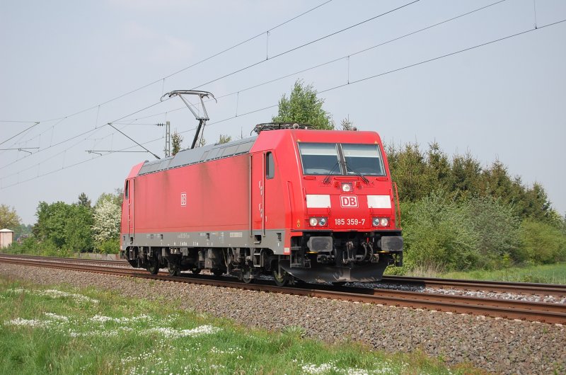 185 359-7 am 02.05.2009 bei Woltorf