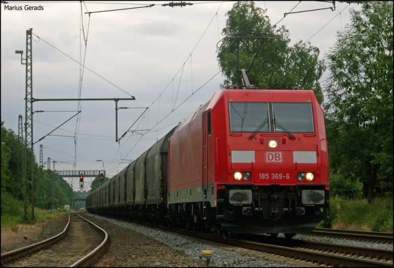 185 369 mit einem Gz gen Mnchengladbach durch Geilenkirchen 4.6.2009