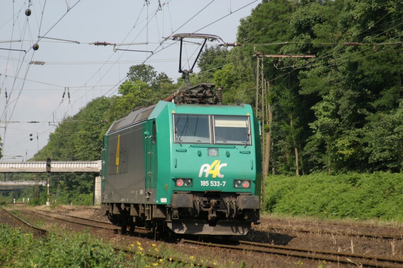 185 533 (Rail4Chem)am 25.6.09 in Duisburg-Neudorf