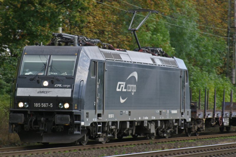 185 567 fhrt am 12.10.09 durch Ratingen-Lintorf