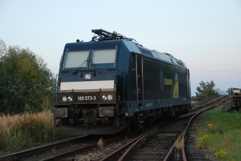 185 573 war fr eine Nacht am 23.08.2009 in Oebisfelde ab gestellt. 