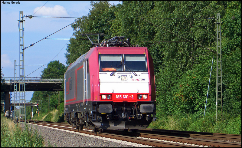 185 601 Lz nach Aachen-West am Km 26.0 16.7.2009