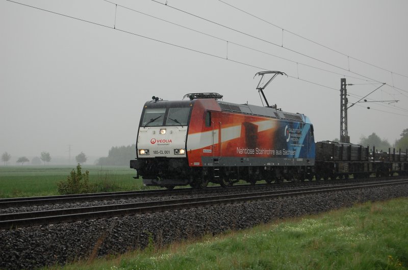 185 CL 001 Veolia am 29.04.2009 bei strmenden Regen bei Woltorf