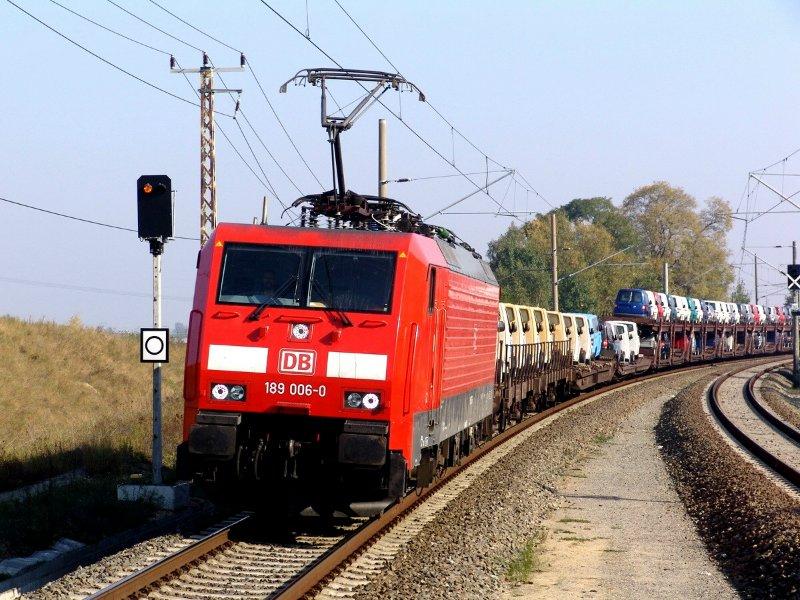 189 006-0 am 14.10.05 in Frankfurt (Oder) Rosengarten