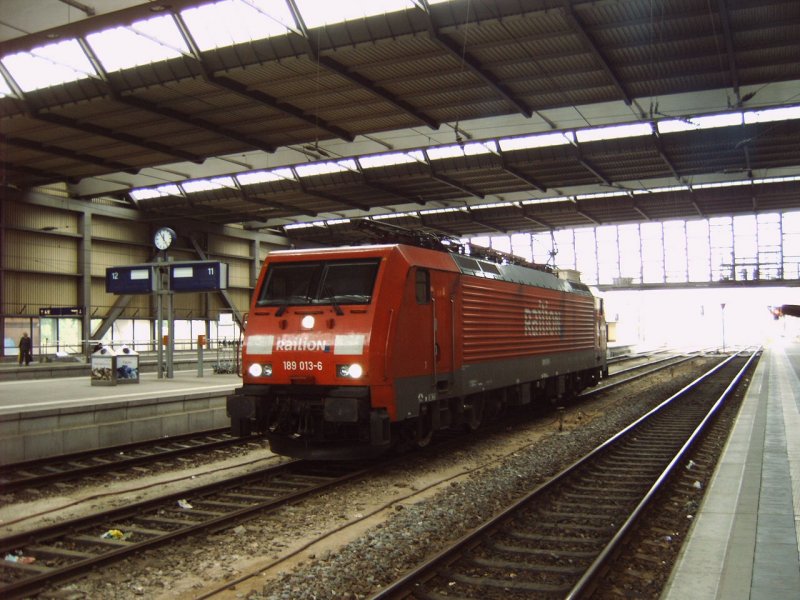 189 013 im Chemnitzer Hauptbahnhof