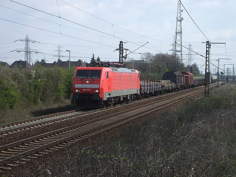 189 018 mit gem.GZ am 12.4.2008 durch Ahlten -> Misburg