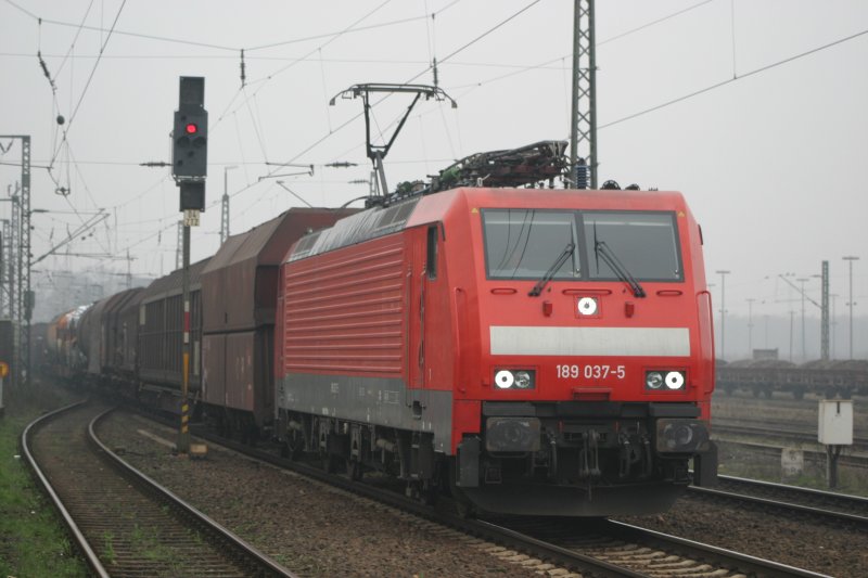 189 037-5 am 4.4.09 in Duisburg-Bissingheim