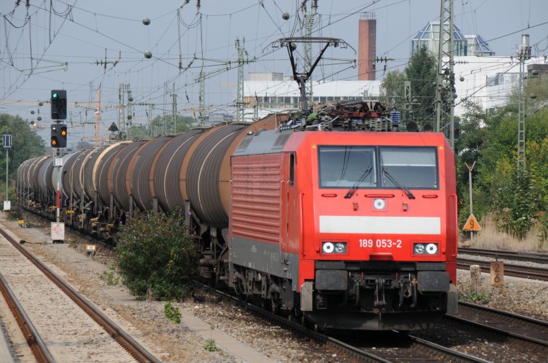 189 053 am 24.09.09 in M�nchen-Heimeranplatz