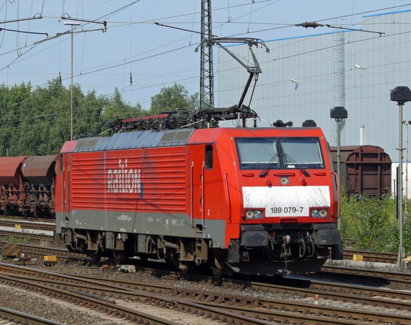 189 079-7 in Recklinghausen-Sd 6.8.2009