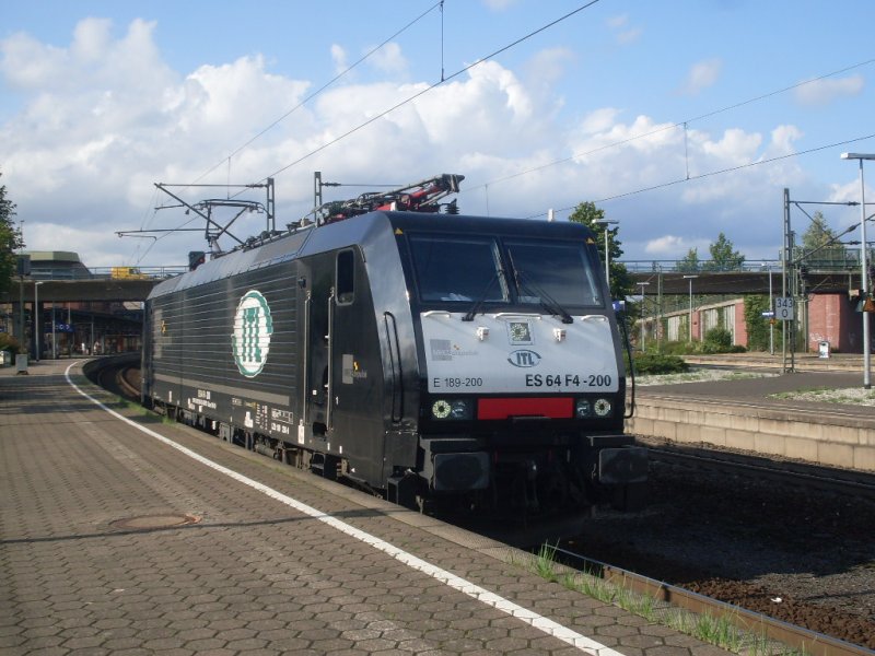 189 200 fhrt von Hamburg Harburg nach Bremen um dort ihren Zug zuholen und dann nach Leipzig zubefrdern. 