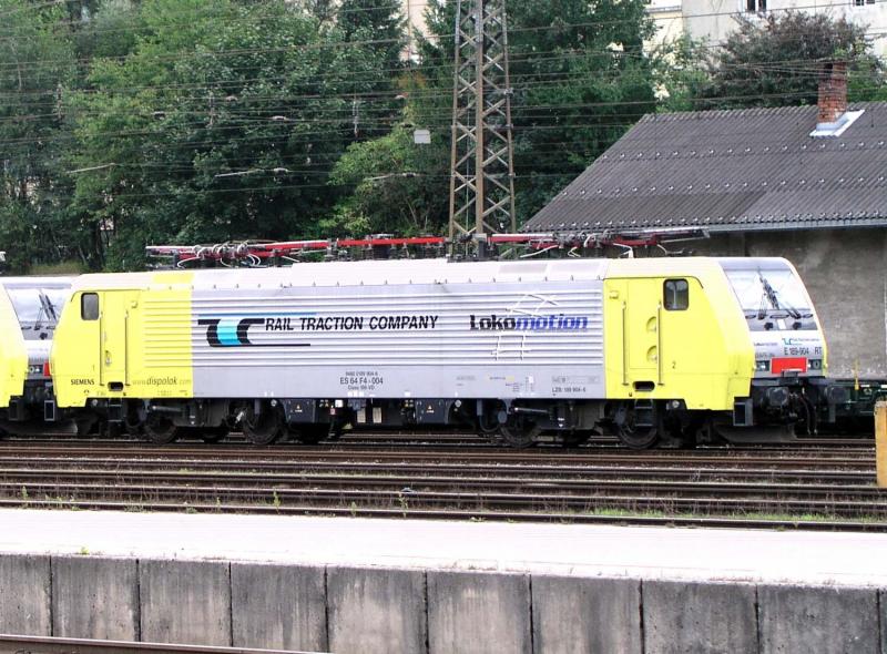 189 904-6 der Rail Traction Company in Kufstein am 25-8-2005