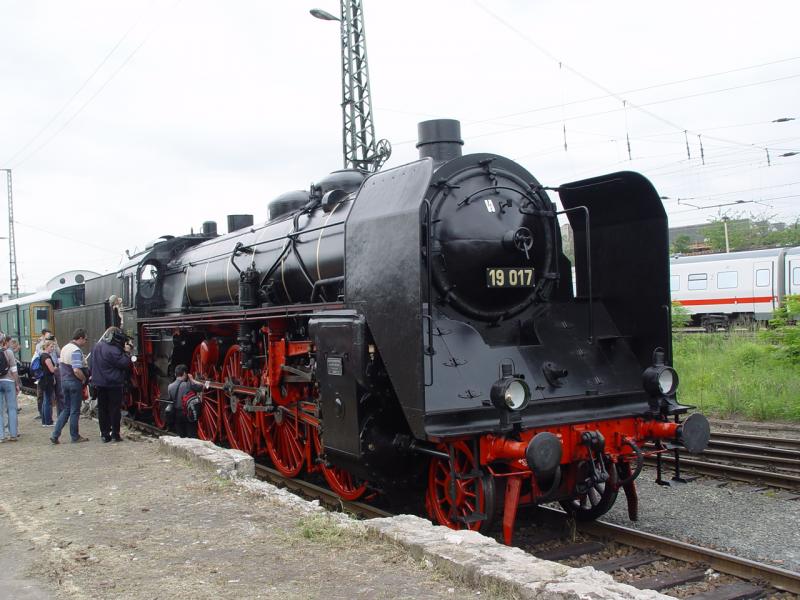 19 017 beim Dampflokfest in Dresden