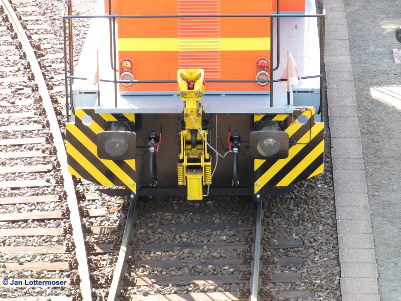 19.08.2009. Detailaufnahme der Henschel-Werkslok im Braunschweiger Volkswagenwerk.
