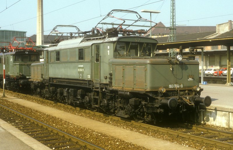 193 004 Stuttgart Hbf. (Tag der DB) 10.09.1983