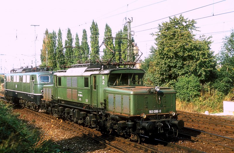 193 008 + 150 169  Kornwestheim  19.09.80