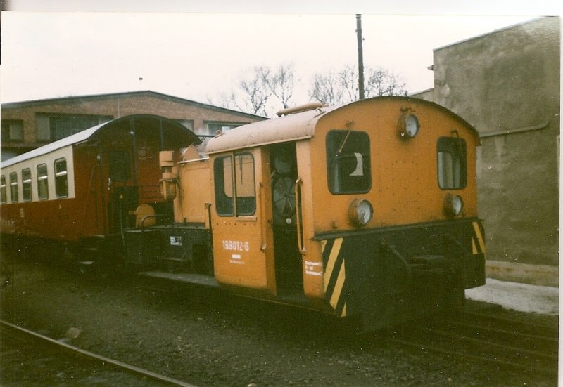 199 012 war im Januar1999,im ZentralenBw der HSB in Wernigerode Westerntor,beschftigt.