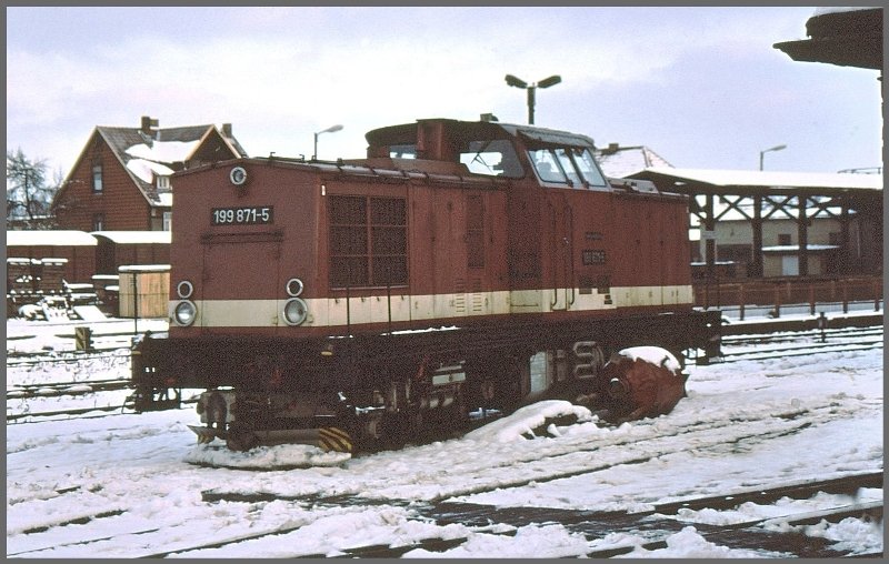 199 871-5 in Wernigerode. (Archiv 12/1990)
