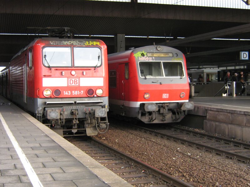 2 S-Bahnen am Dsseldorfer Hbf