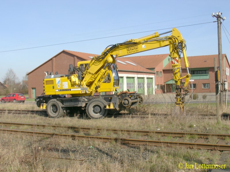 2 Wege - Bagger in Meine am 11.03.2007