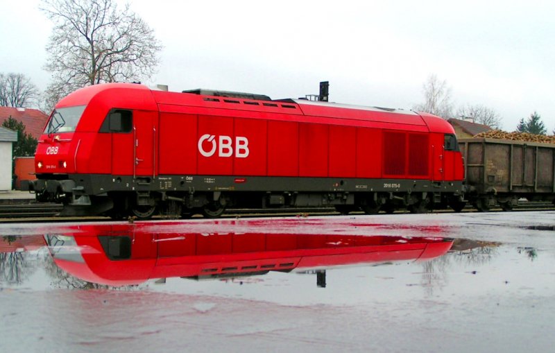 2016 075-0  Spiegelung ; Bhf. RIED i.I. 071130