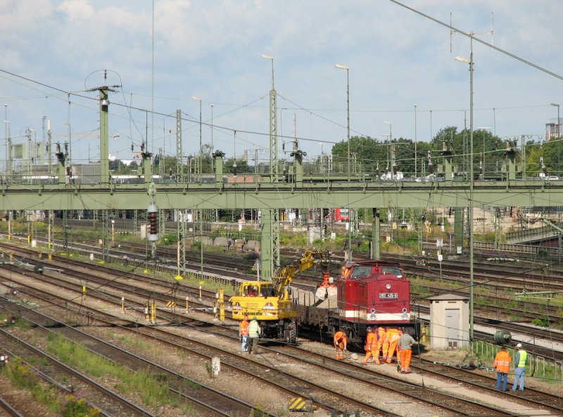 202 425 der LEG in Mnchen Hbf (29.08.2006)