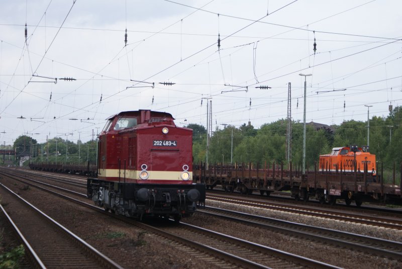 202 483-4 als Lz in Dsseldorf Rath am 22.07.2008
