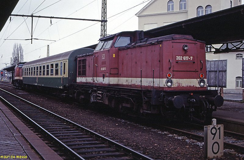 202 617 in Reichenbach on the 1st of May in 1997 - scanned from DIA