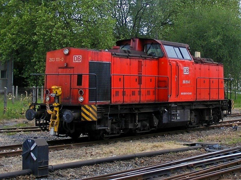 203 111-0 (92 80 1203 111-0 D-ALS) steht am 30.5.2009 in Rblingen am See.