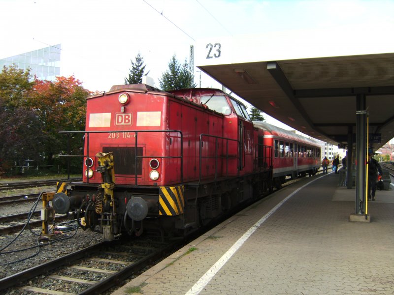 203 114 in Nrnberg Hbf am 02.10.2008 