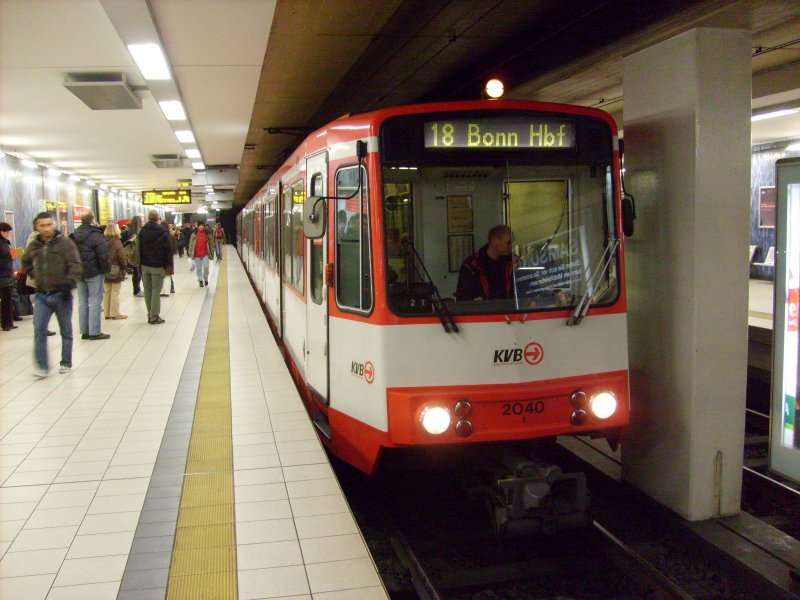 2040 - Linie 18 - Dom / Hauptbahnhof - 18.02.2008 