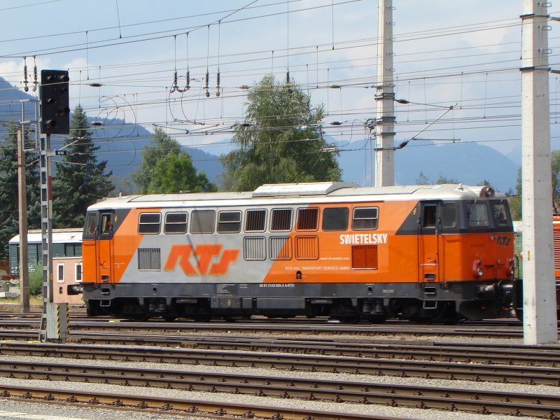 2043 006-2  Switelsky -Lok in Bahnhof Selzthal.24.08.2009
