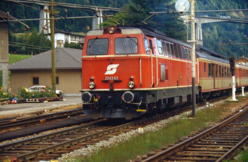 2043 62 Im Bhf Gossensass(Sd Tirol) August 1983