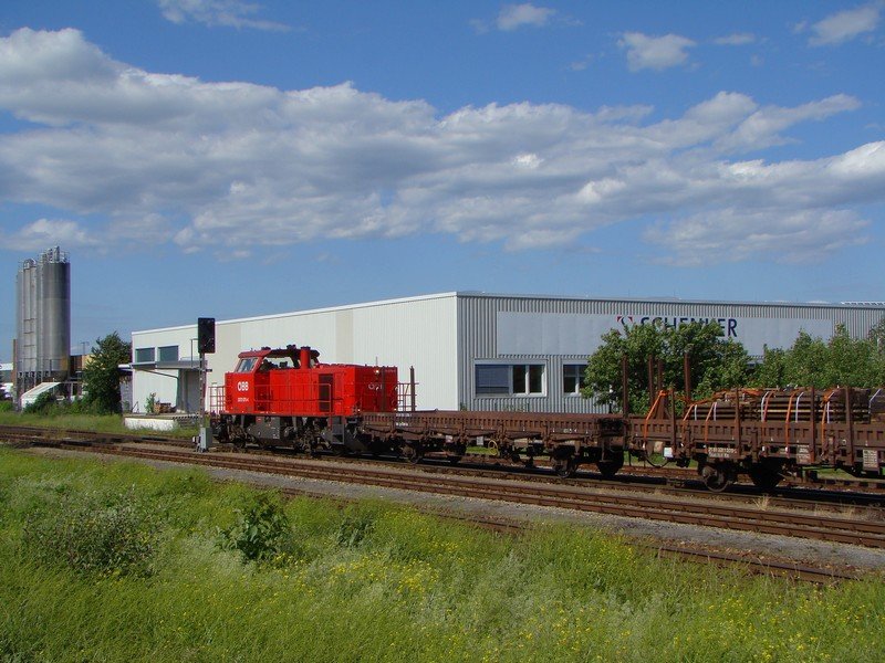 2070 070-4 bei verschubarbeiten in Spatzen.