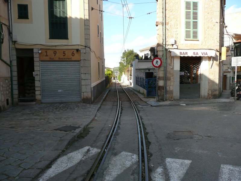 21.11.08,Tramstrecke Richtung Port de Sller.