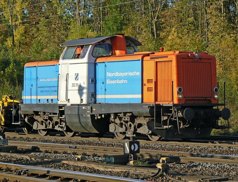 212 311-5 der NBE , aufgenommen am 15.10.2009 in Kln-Gremberg