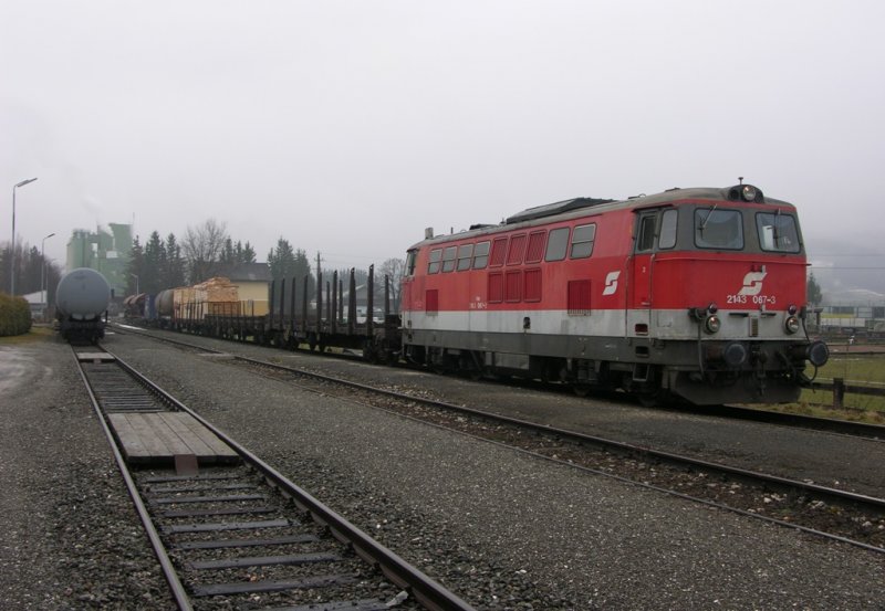 2143-067 in Weikirchen mit dem VG74564. 16.12.2008