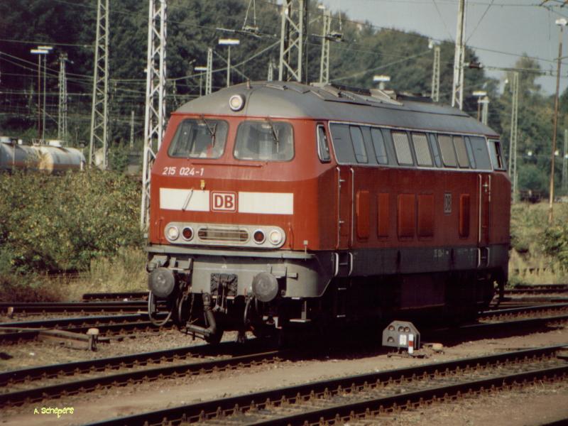 215 024-1 in Aachen-west am 10-9-2000