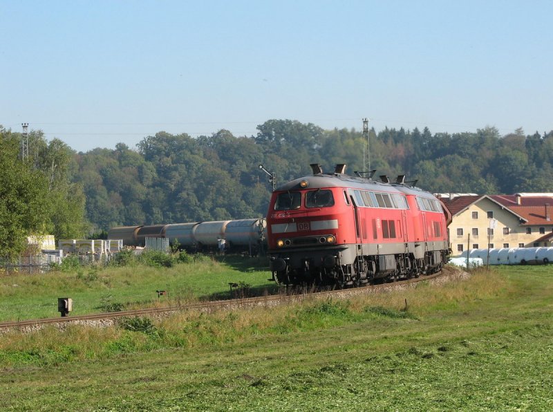 217 016 und 217 017 mit FZ 56514 in Tling (11.10.2006)