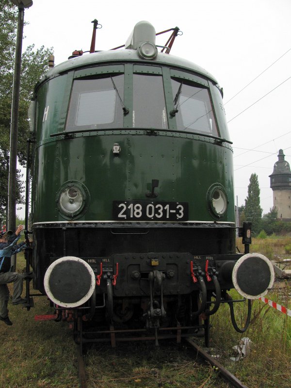 218 031-3 aus Halle beim BW Fest in Schneweide.