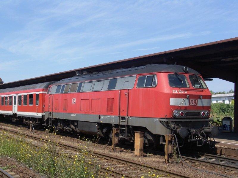218 104-8 am 28.07.05 in Halberstadt