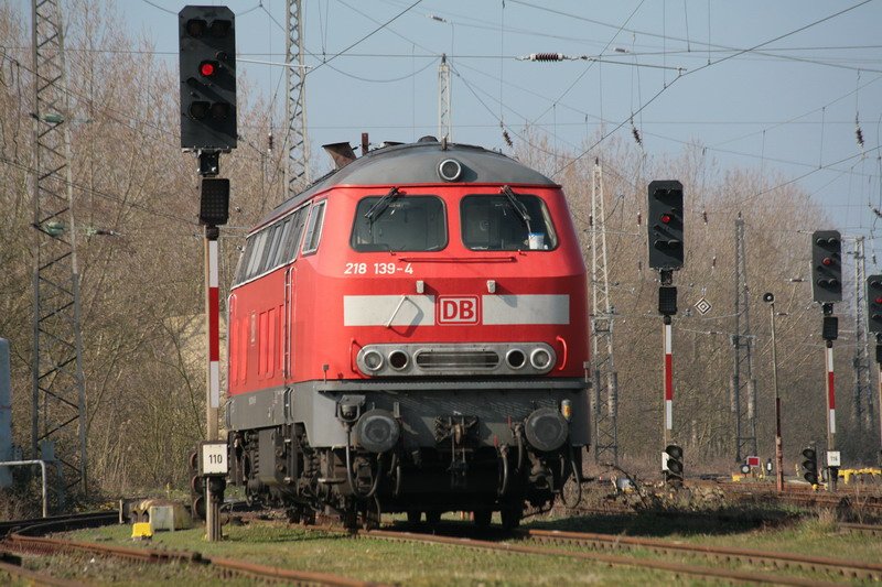 218 139 in Bad Kleinen. 02.04.2009