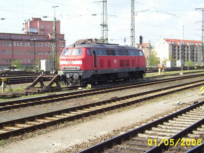 218 275 ist am 1.5.2006 in Nrnberg abgestellt.