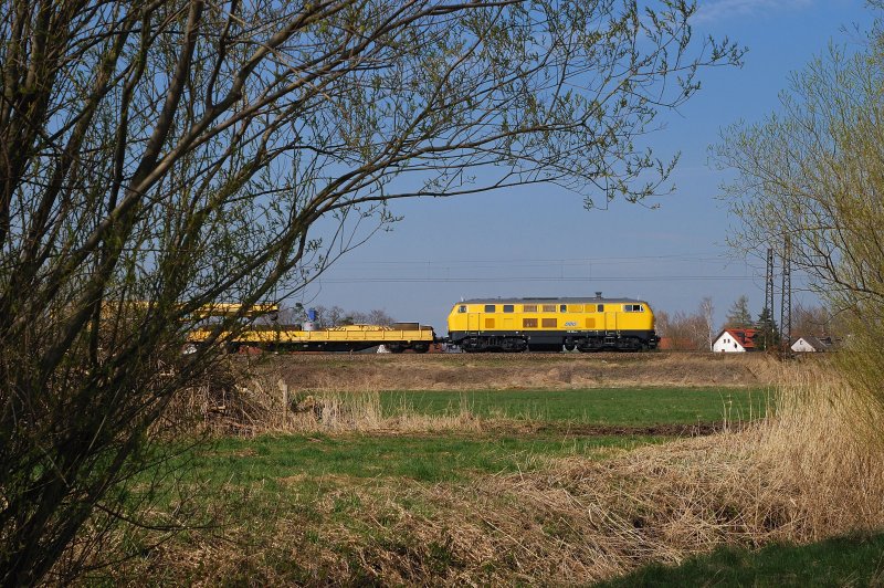 218 304 (DBG) bei Hattenhofen (18.04.2008)