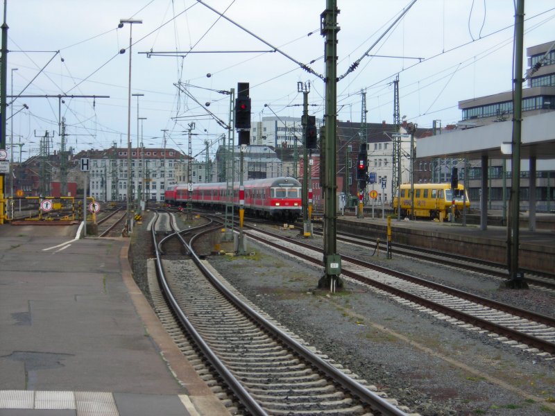 218-450 mit ihrem RE Bad Harzburg-Hannover am 19.4.2008