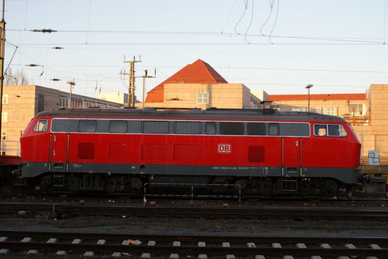 218 451-3 abgestellt in Hannover Hbf am 21.03.2009