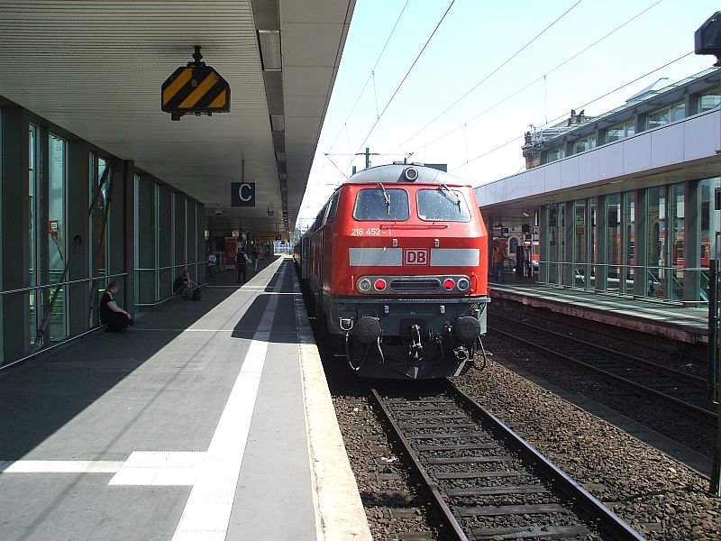 218 452-1 am 16.07.2007 im Hbf Hannover