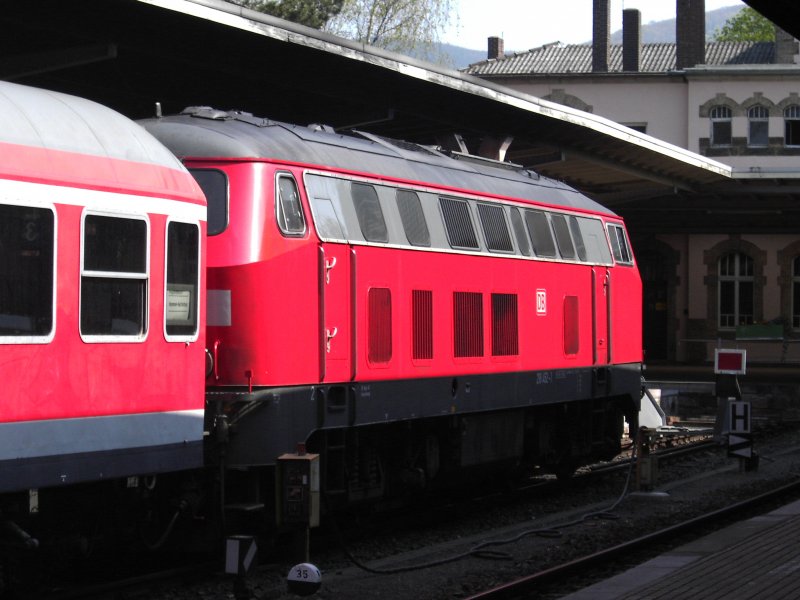 218-452-1 ist an ihrem Ziel angekommen   (Bad Harzburg)